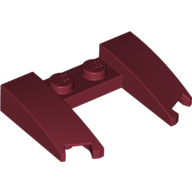 Lego auto formule přední kapota 3x4x2/3, tmavě červená (6016771, 6146960, 6179679, 6252370)